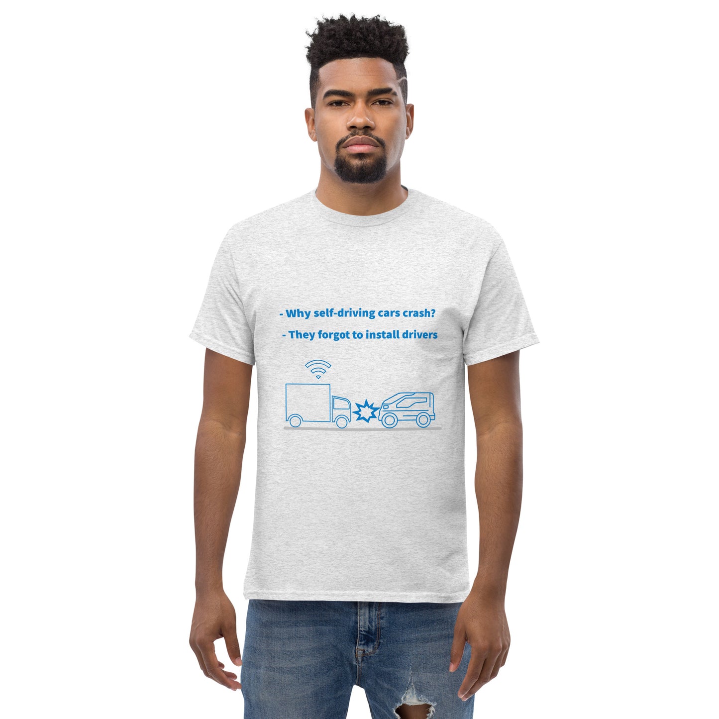 Forgot to install drivers. Programmer T-shirt