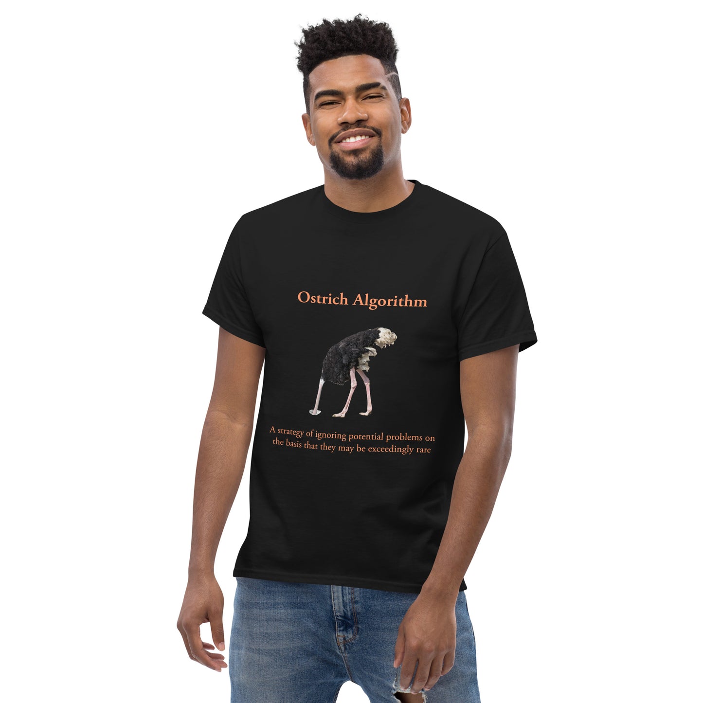 Ostrich Algorithm. Men's classic tee