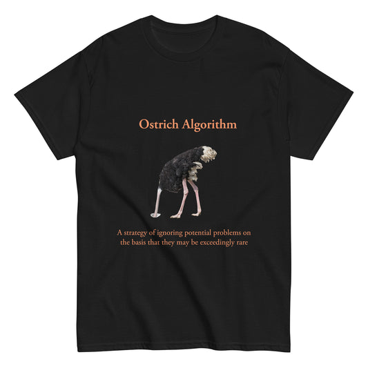 Ostrich Algorithm. Men's classic tee