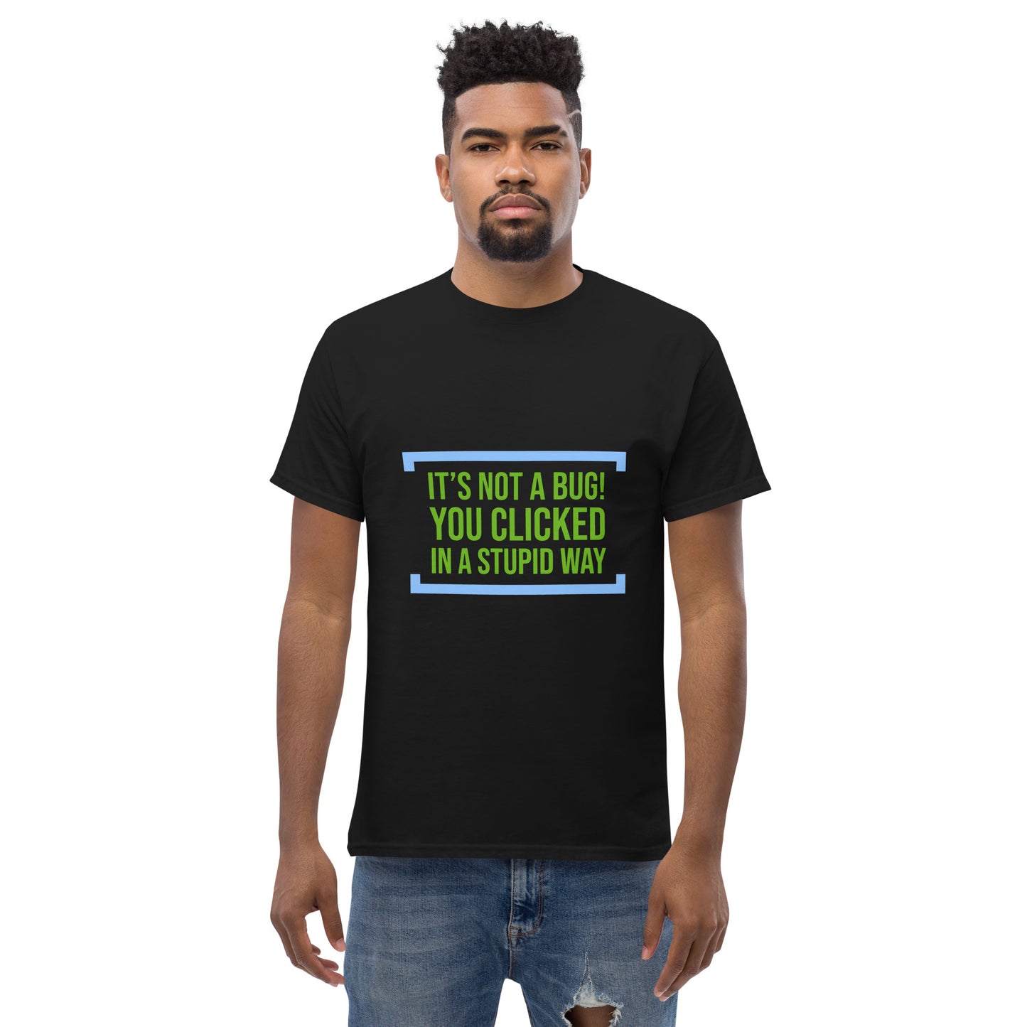 You clicked in a wrong way. Programmer t-shirt