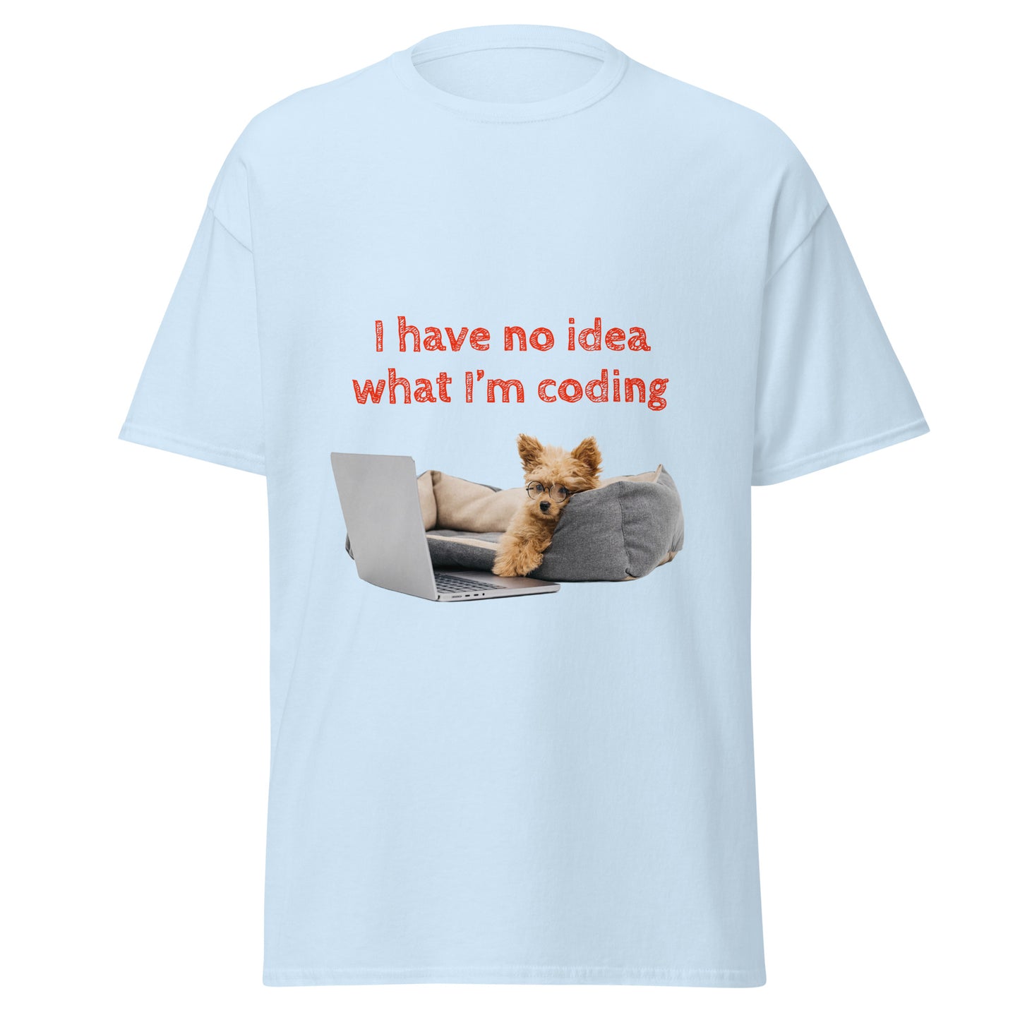 No idea what I'm coding. Men's classic tee