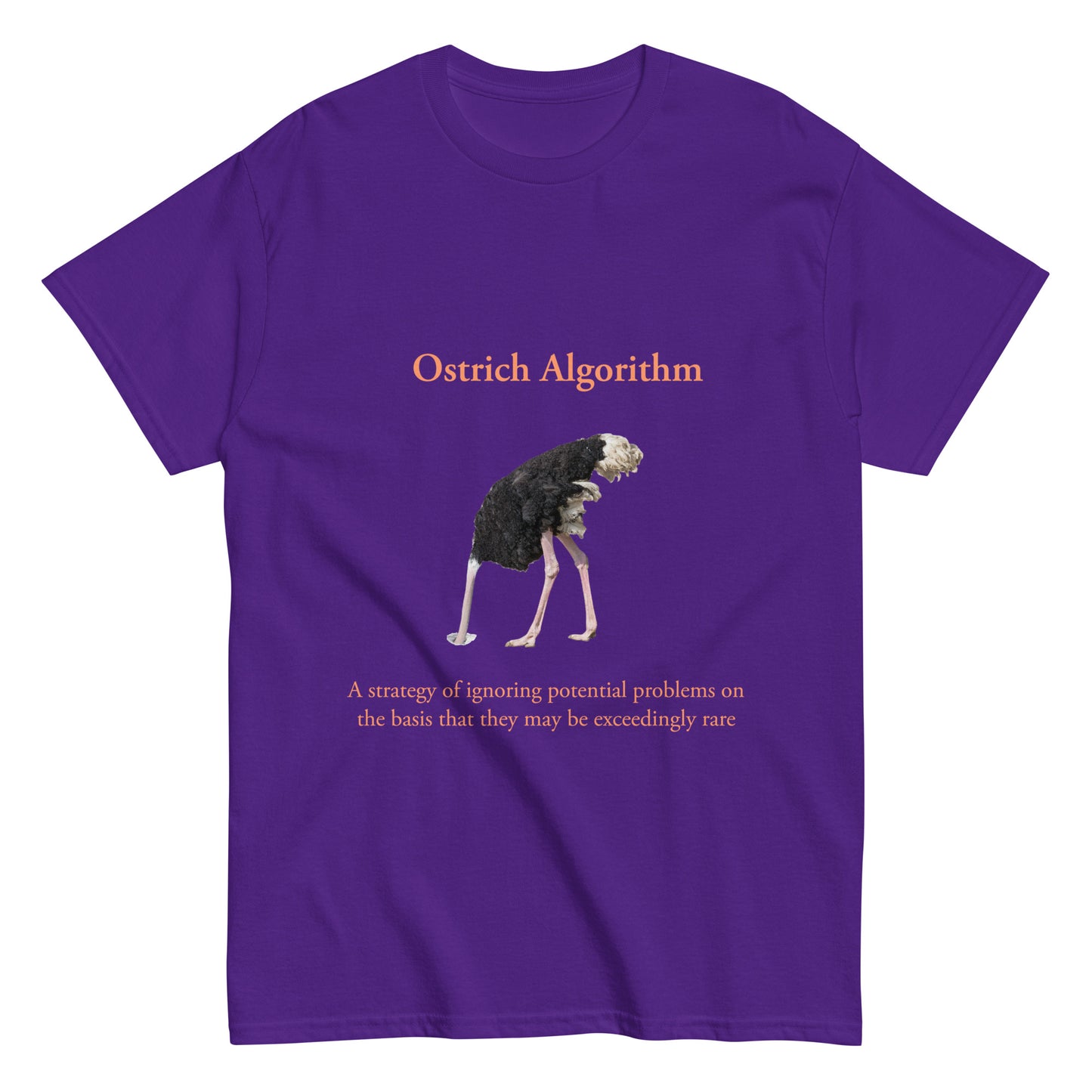 Ostrich Algorithm. Men's classic tee