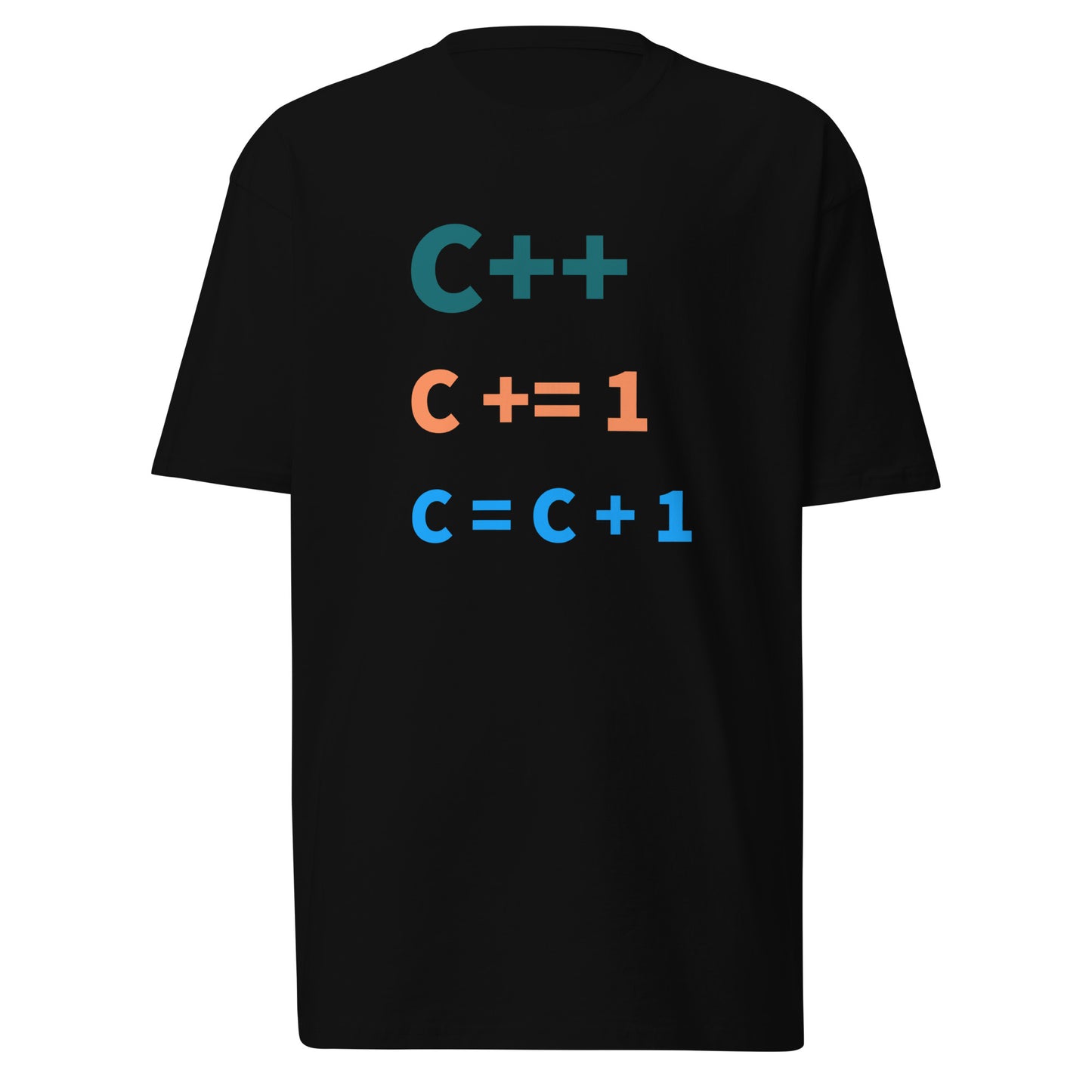 C++ master. Men’s premium heavyweight tee