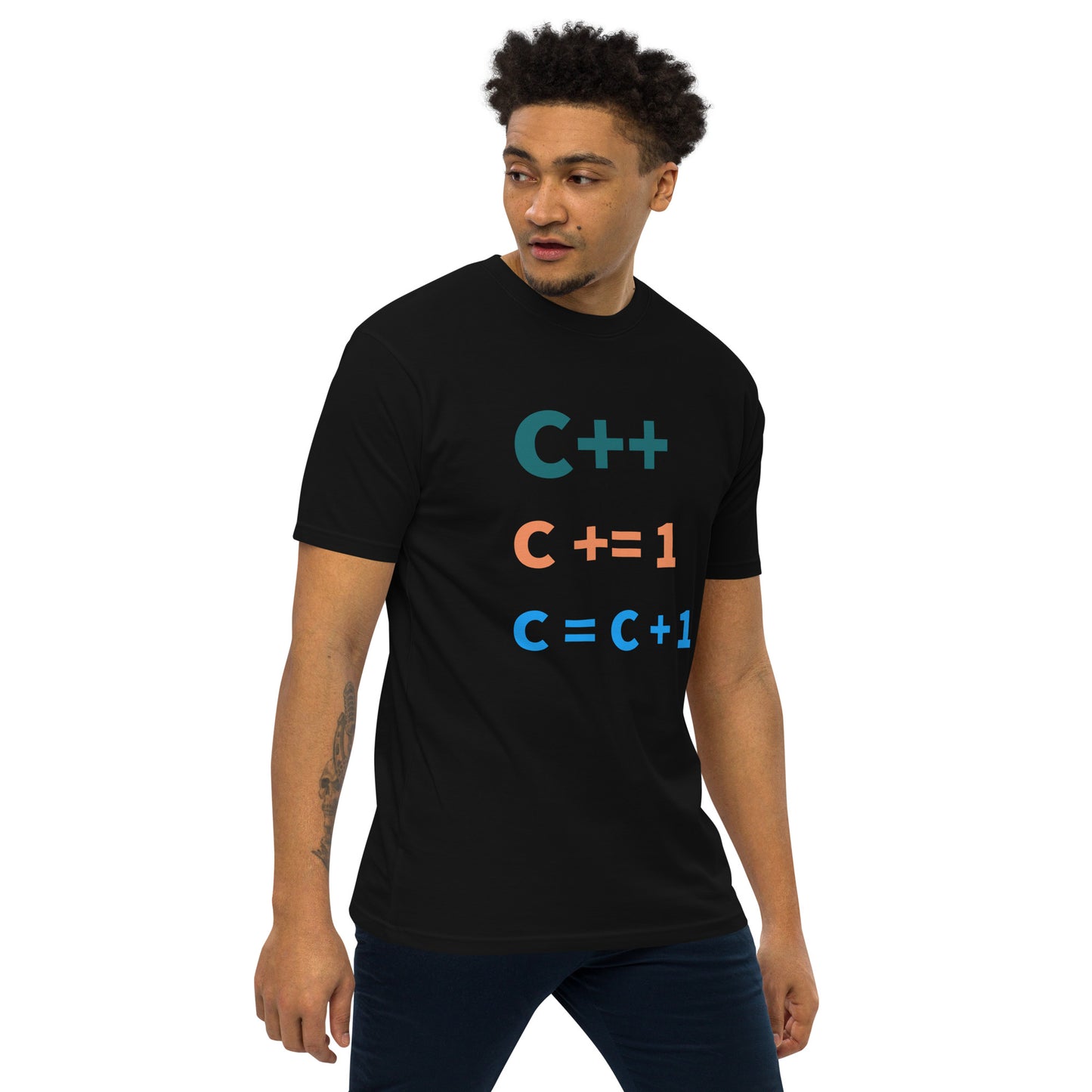 C++ master. Men’s premium heavyweight tee