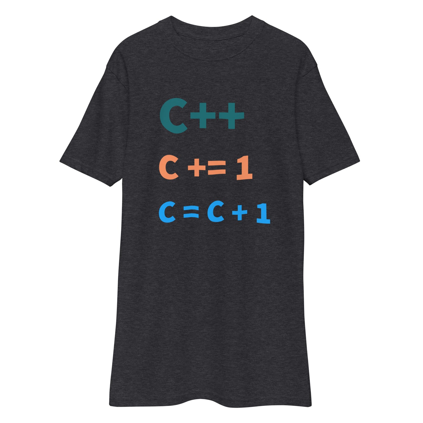 C++ master. Men’s premium heavyweight tee