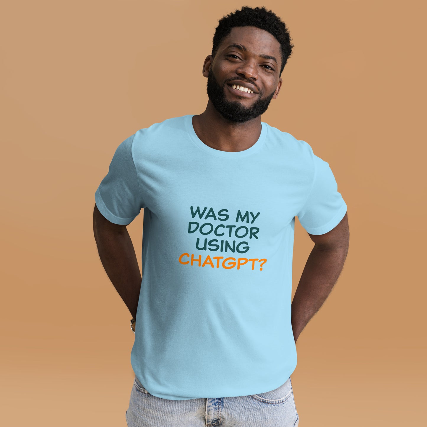 Was my doctor using ChatGPT? Unisex t-shirt