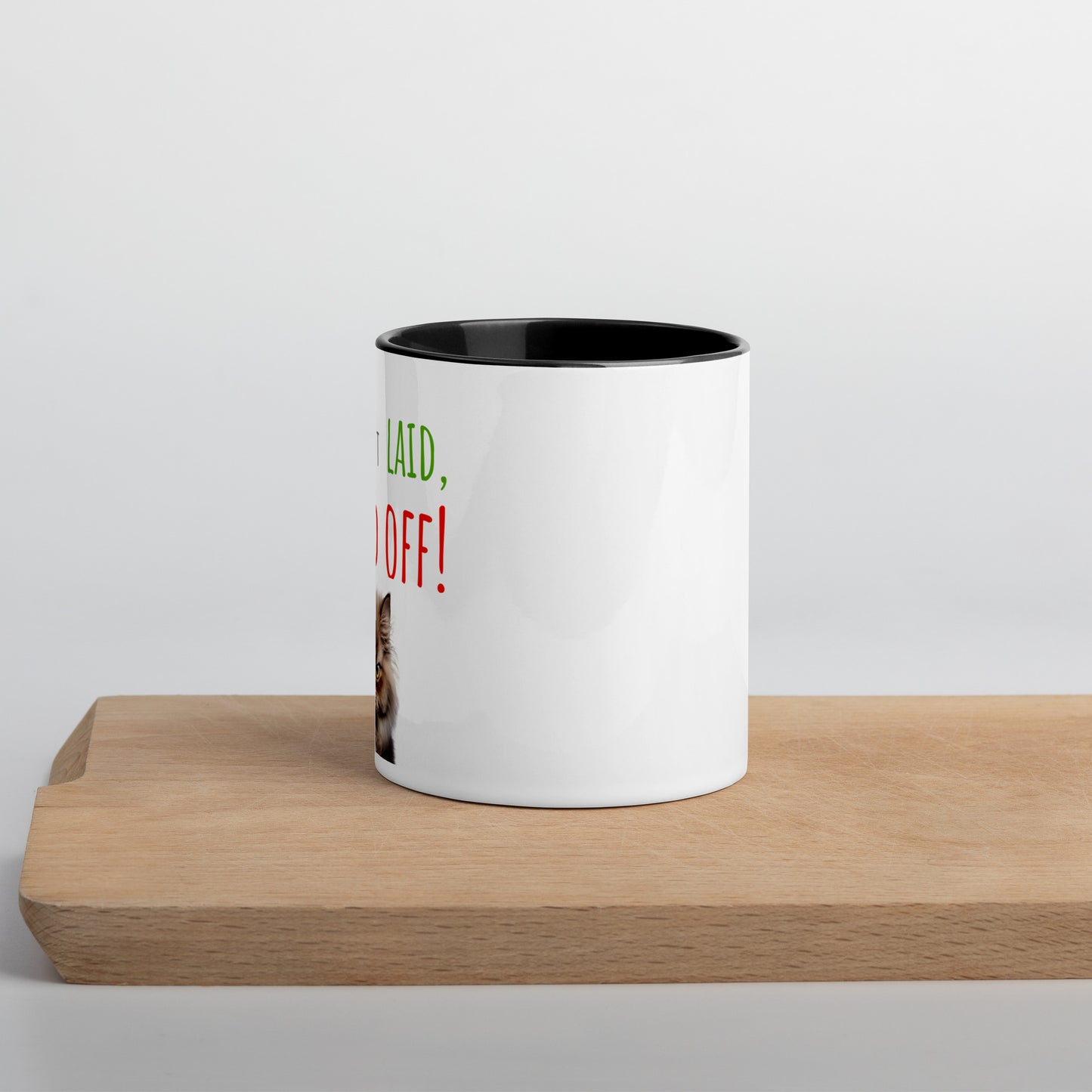 No layoff. Mug with Color Inside