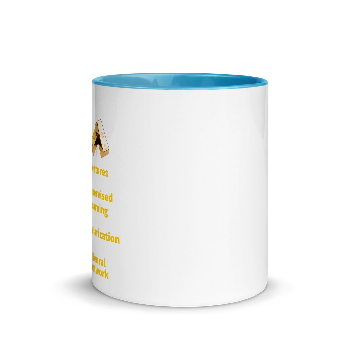 Machine learning vs Statistics Mug with Color Inside