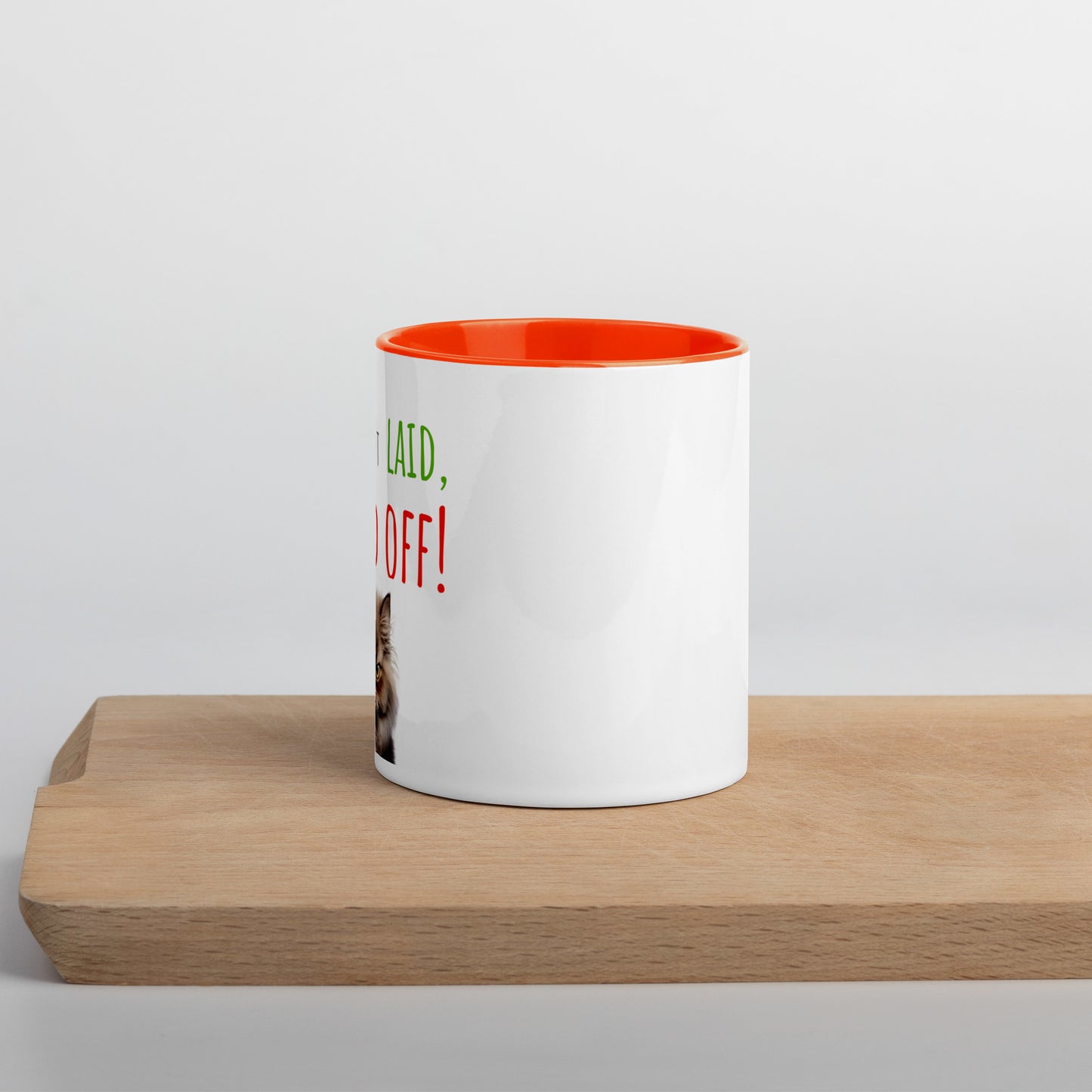 No layoff. Mug with Color Inside