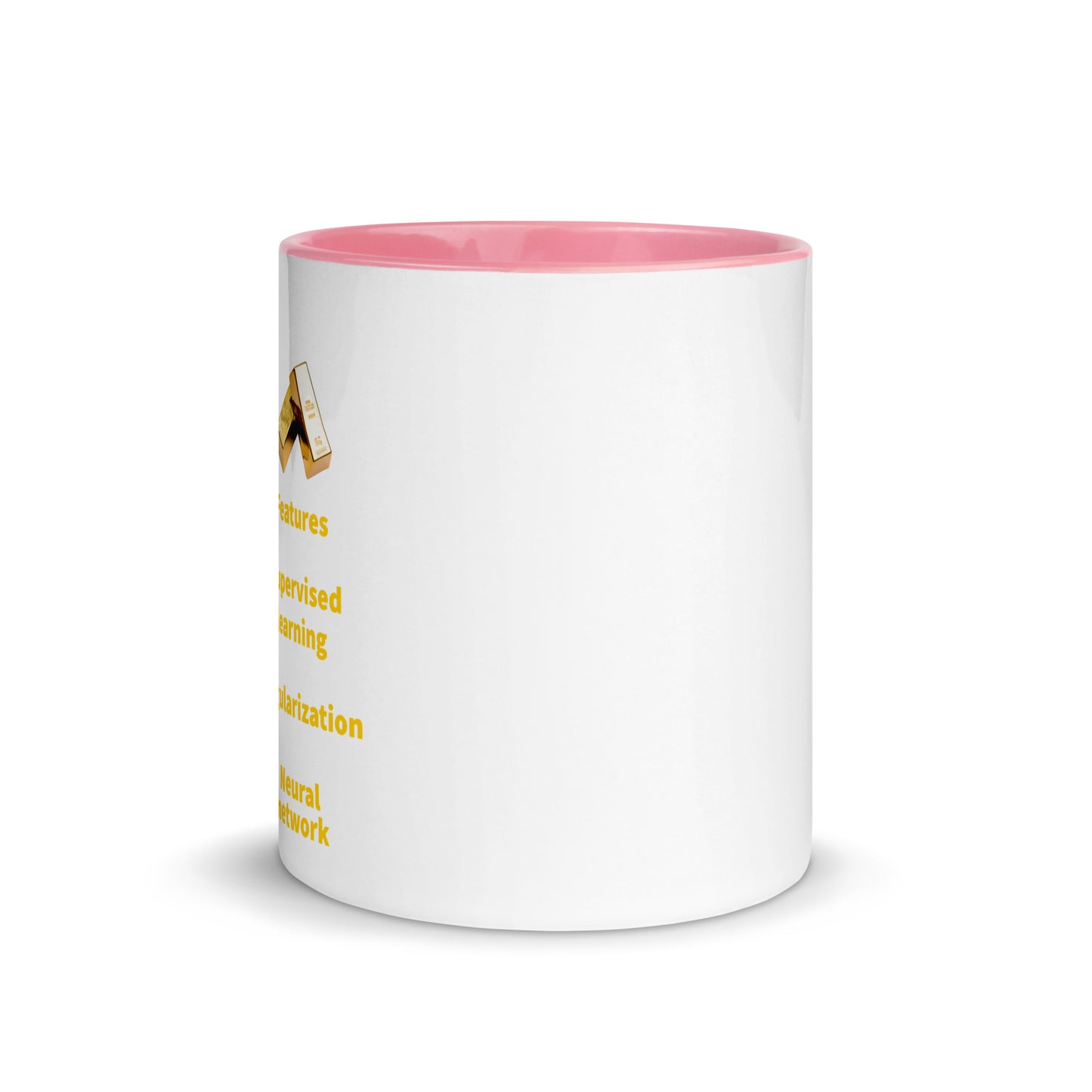 Machine learning vs Statistics Mug with Color Inside