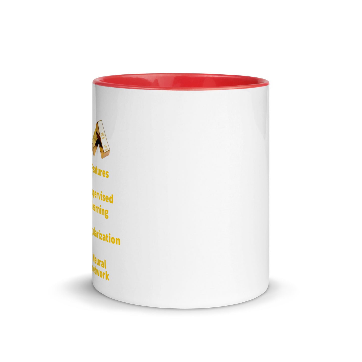 Machine learning vs Statistics Mug with Color Inside